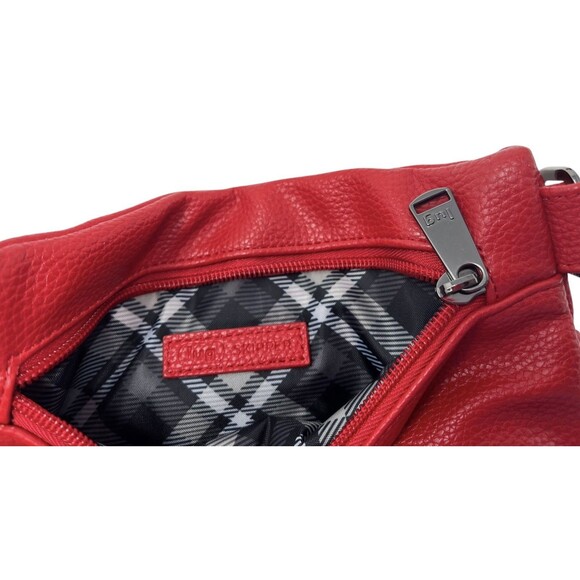 Lug Red Classic VL Adjustable Crossbody Bag Skipper Purse - Picture 12 of 15